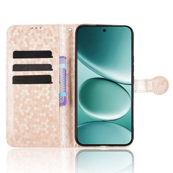 Wallet Rhombus flip tok Xiaomi Redmi Note 15 Pro Plus 5G / Poco M8 Pro 5G készülékhez