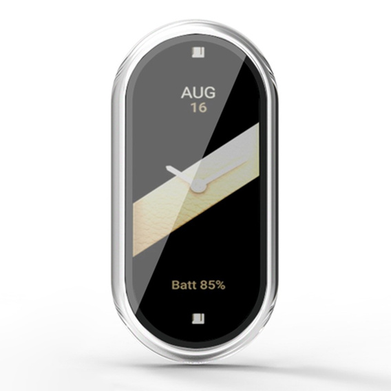 2in1 tok + edzett üveg a Xiaomi Smart Band 10 / 9 / 8-hoz, fekete