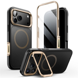 Supcase tok iPhone 17 Pro Max készülékhez, IBLSN Ares Fip Magsafe, sivatagi arany