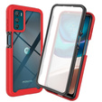 Tok Motorola Moto G42 4G készülékhez, Shockproof, fóliával, piros