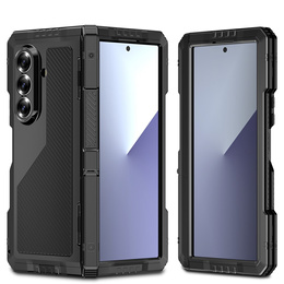 Páncélozott alumínium tok állvánnyal és tolltartóval Samsung Galaxy Z Fold7 5G készülékhez