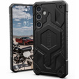 Urban Armor Gear Telefontok a Galaxy S24, Monarch Carbon, fekete