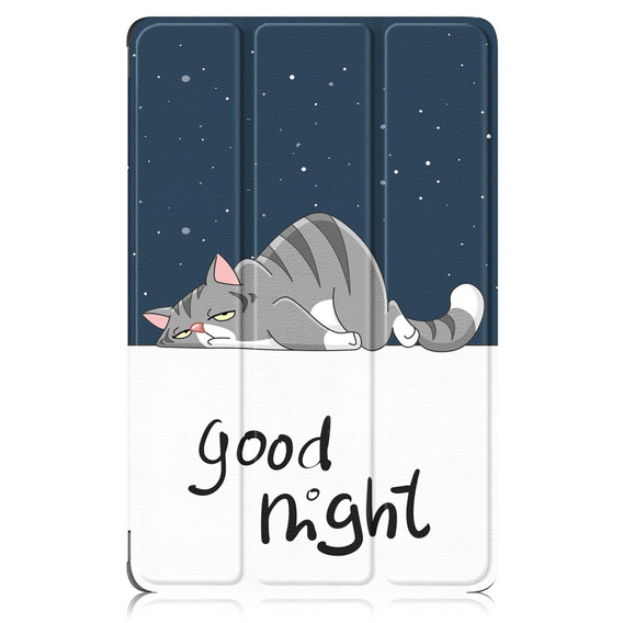 Tok Lenovo Tab P11 Pro Gen 2 TB132FU TB132XU 11.2", pánttal, sleeping cat