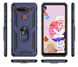 Páncélozott telefontok a LG K51S, Nox Case Ring, kék