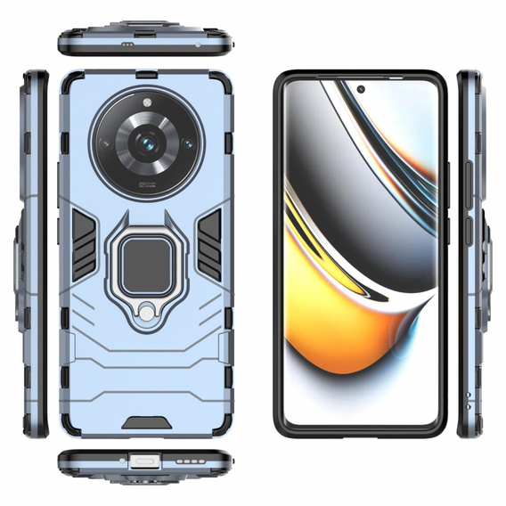 Telefontok a Realme 11 Pro / 11 Pro +, Kickstand Ring, kék