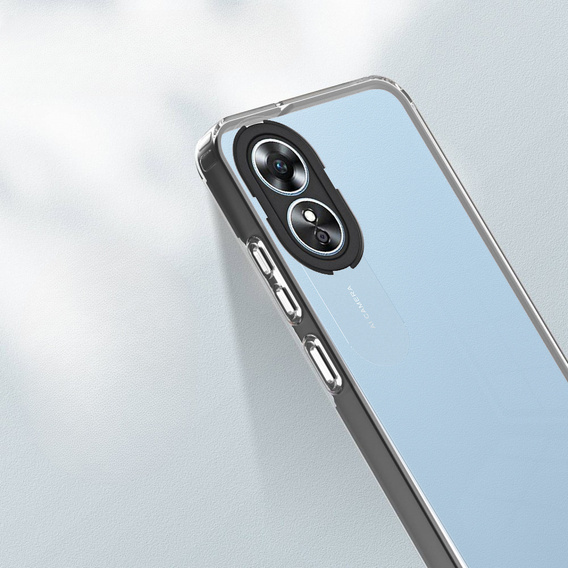 Telefontok a Oppo A17, Fusion Hybrid, átlátszó / fekete