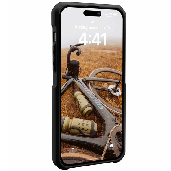 Urban Armor Gear Telefontok a iPhone 14 Pro Max, Metropolis LT MagSafe Fibr Armr, fekete