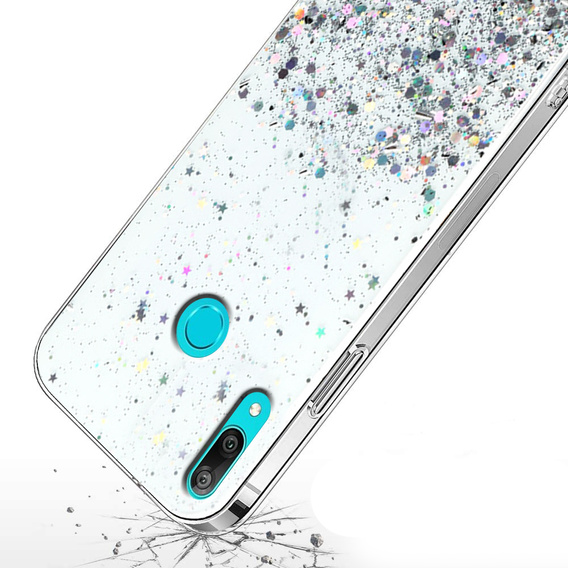 Telefontok a Huawei Y6 2019 / Honor 8A, Glittery, átlátszó