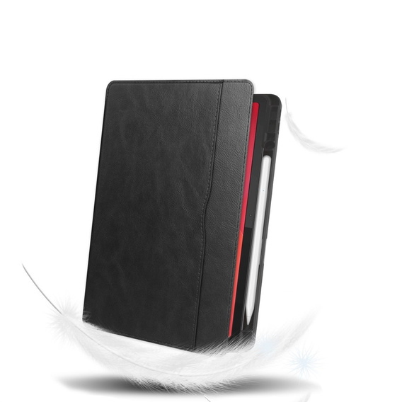 Tok Lenovo Tab M11, Business Card and Pen Slotl, fekete