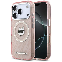 Karl Lagerfeld IML Choupette Head Logo MagSafe telefonhuzat iPhone 17 Pro Max készülékhez