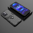 Telefontok a Xiaomi Redmi Note 12 5G / POCO X5 5G, Kickstand Ring, fekete