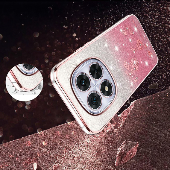 Glitter Flower tok a Xiaomi Redmi Note 15 5G / Poco M8 5G készülékhez