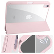 Tok iPad 10.9 2022 10 Gen, Smartcase Hybrid, tolltartó résszel, rózsaszín