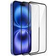 2x kerámia ERBORD hibrid üveg a iPhone 16 Plus