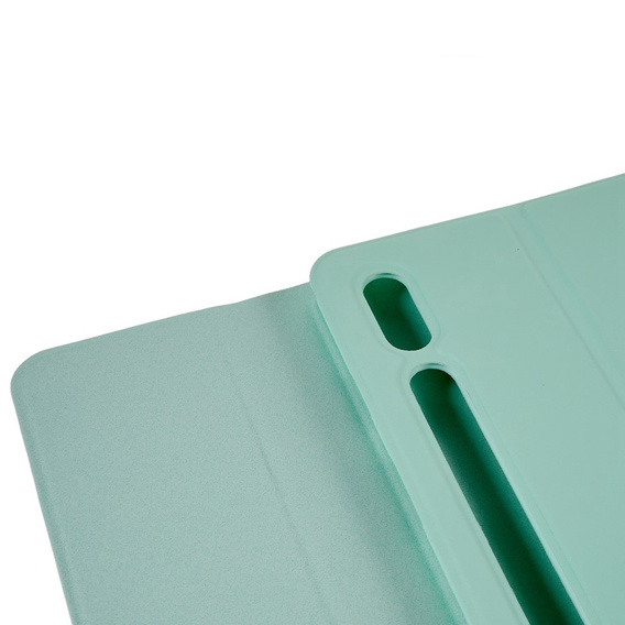 Tok + billentyűzet Samsung Galaxy Tab S7 T870/T875 / S8, Pen Slot, zöld