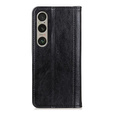 Pattintható tok Sony Xperia 1 VI, Split Leather, fekete
