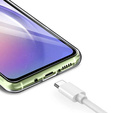 tok Samsung Galaxy A15 5G, szilikon csillogás, átlátszó + 9H üveg