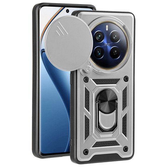 Telefontok a Realme 12 Pro 5G / 12 Pro+ 5G, CamShield Slide, ezüst