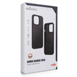 Tok iPhone 15 Pro Max, Aramid Fiber Cover, fekete