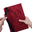 Telefontok a Lenovo Tab M9, Wallet Pen Slot, butterflies, barna