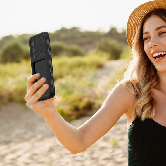 IP68 vízálló tok a Samsung Galaxy S23, fekete