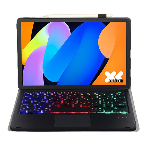Bluetooth Touchpad megvilágított billentyűzet tok Lenovo Idea Tab 11" 2025 TB336FU TB336ZU TB336FU, fekete