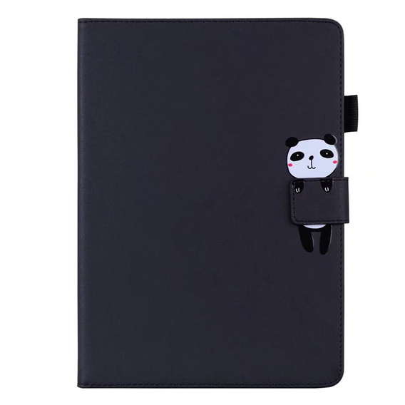 Tok iPad 10.2" 2021/2020/2019 (9/8/7 gen.), pánttal, animal, fekete