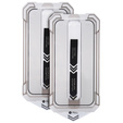 2x edzett üveg iPhone 16e / 14 / 13 / 13 Pro, ERBORD Easy App Full Screen Protector