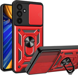 Telefontok a Samsung Galaxy M55 5G, CamShield Slide, piros