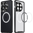 Kameravédő tok OnePlus 11 5G, CamShield MagSafe, átlátszó / fekete