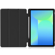 Tok Samsung Galaxy Tab S10 FE+ Plus, Smartcase tolltartóval, fekete