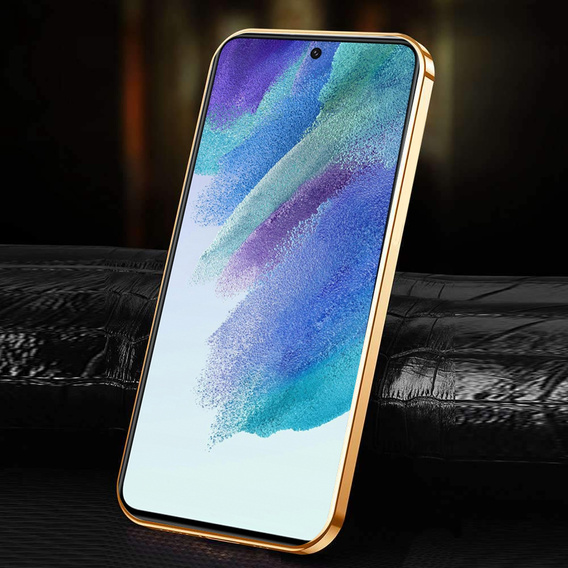 Telefontok a Samsung Galaxy S21 FE 5G, Cowhide Leather, zöld