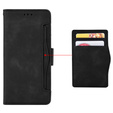 Pattintható tok a Honor Magic 6 Pro 5G, Card Slot, fekete