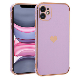 Telefontok a Apple iPhone 11, Electro heart, lila