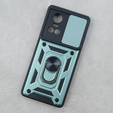 Telefontok a Oppo Reno 10 / 10 Pro, CamShield Slide, zöld