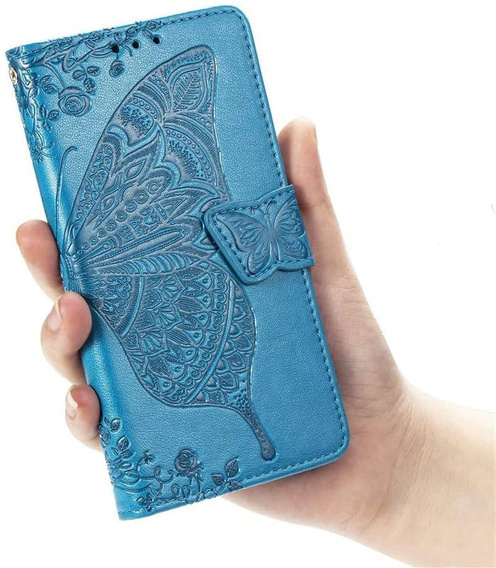 Pattintható tok a OnePlus Nord CE4 Lite, Butterfly, kék