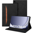 Tok Samsung Galaxy Tab A9, Classic, tolltartóval, fekete