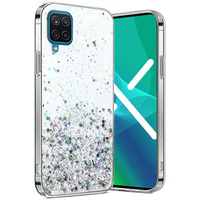 Telefontok a Samsung Galaxy A12 / M12 / A12 2021, Glittery, átlátszó