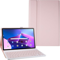 Tok + billentyűzet Lenovo Tab M10 Plus Gen 3 TB-125F TB-128F, rózsaszín rose gold