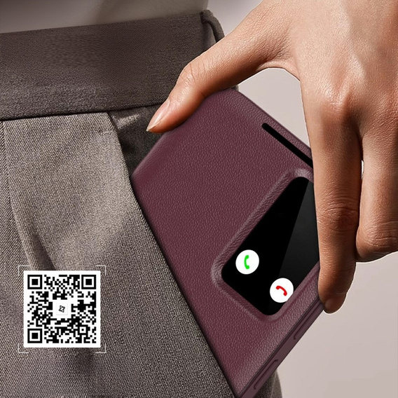 Flip tok Samsung Galaxy A56 5G, Smart View Wallet, bordó