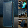 Pattintható tok a Samsung Galaxy S23, ERBORD Waxy Wallet, kék
