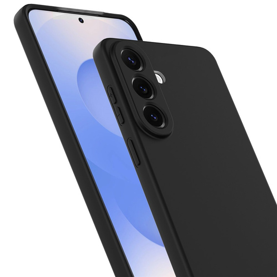 Szilikon Lite tok MagSafe-hez Samsung Galaxy A57 5G készülékhez, fekete