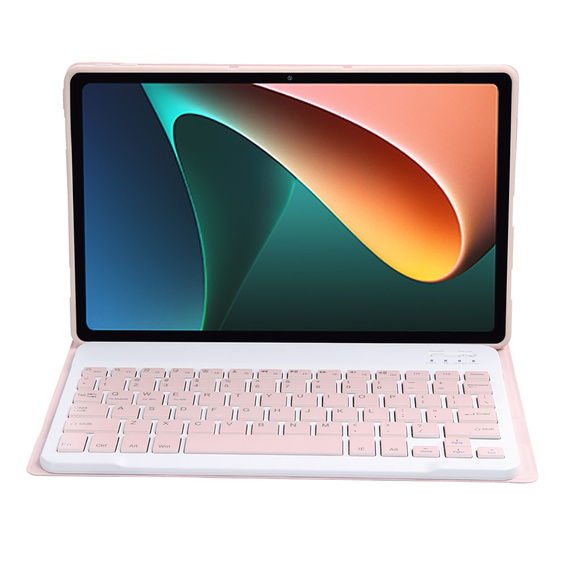 Tok + billentyűzet Xiaomi Pad 5/5 Pro, rózsaszín rose gold