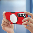 Telefontok a Samsung Galaxy S23 Plus, Protective MagSafe, piros