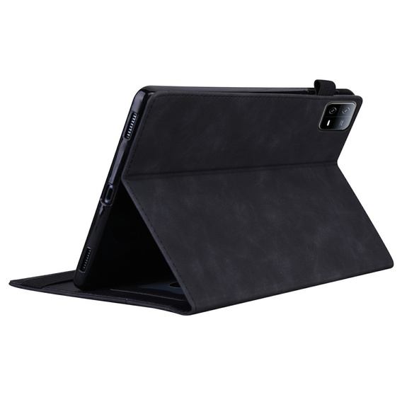 Tok Xiaomi Pad 7, Classic, tolltartóval, barna