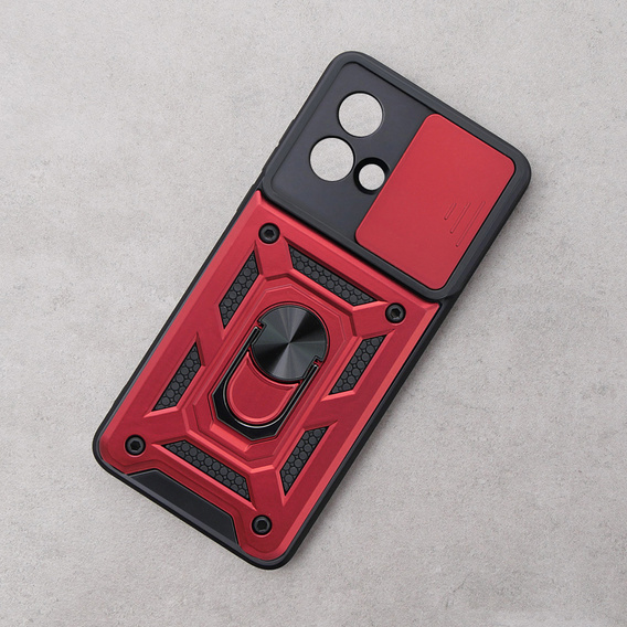 Telefontok a Motorola Moto G84 5G, CamShield Slide, piros