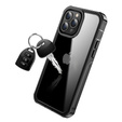 Tok iPhone 13 Pro Max készülékhez, Shockproof, fóliával, kék