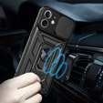 Telefontok a iPhone 12, CamShield Slide, fekete