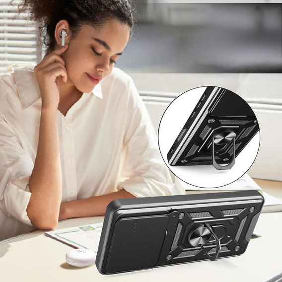 Telefontok a Honor 400 Lite, CamShield Slide, fekete