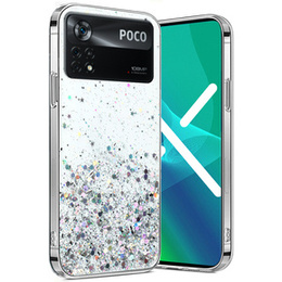 Telefontok a Xiaomi Poco X4 Pro 5G, Glittery, átlátszó